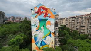 Mural on apartment